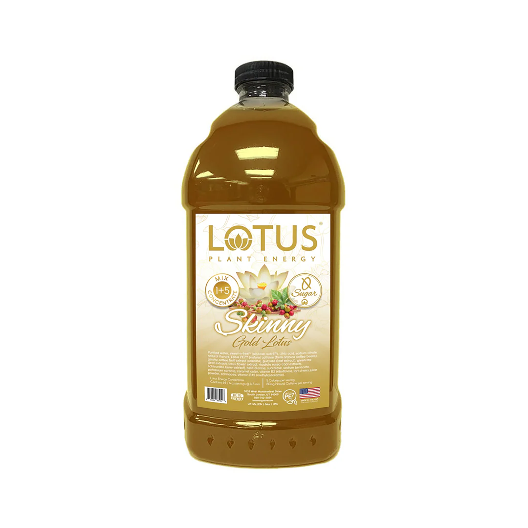 GOLD (SKINNY) LOTUS ENERGY CONCENTRATE - 64oz